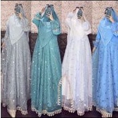 Syari'i brukat tile mutiara
