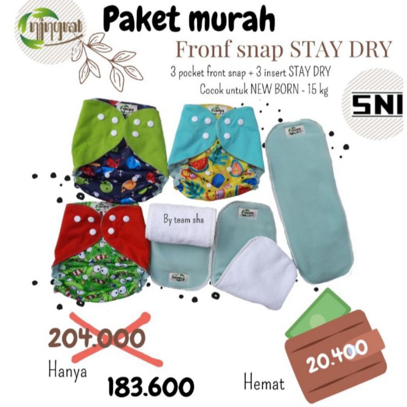 paket murah snap staydry