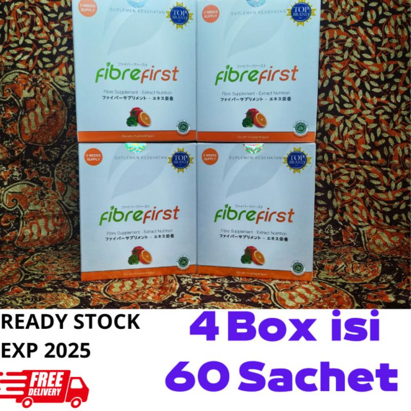 FIBRE FIRST DETOX SEHAT PAKET 4 BOX