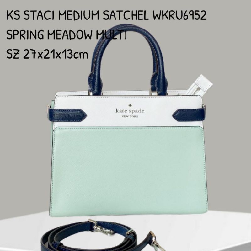 (REQUEST) KS Staci Medium Satchel Spring Meadow Multi Original