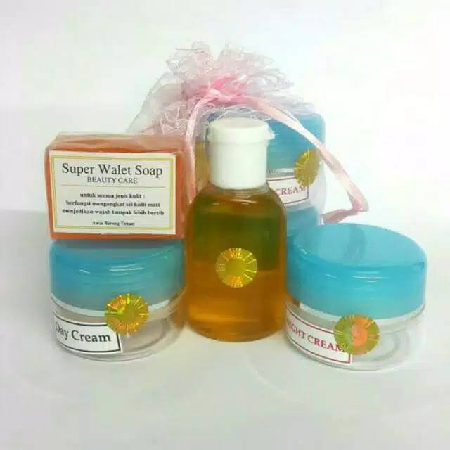 Cream walet blue