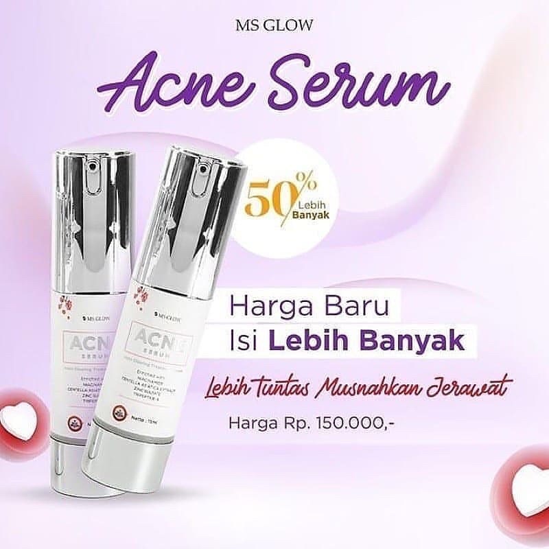 serum acne ms glow