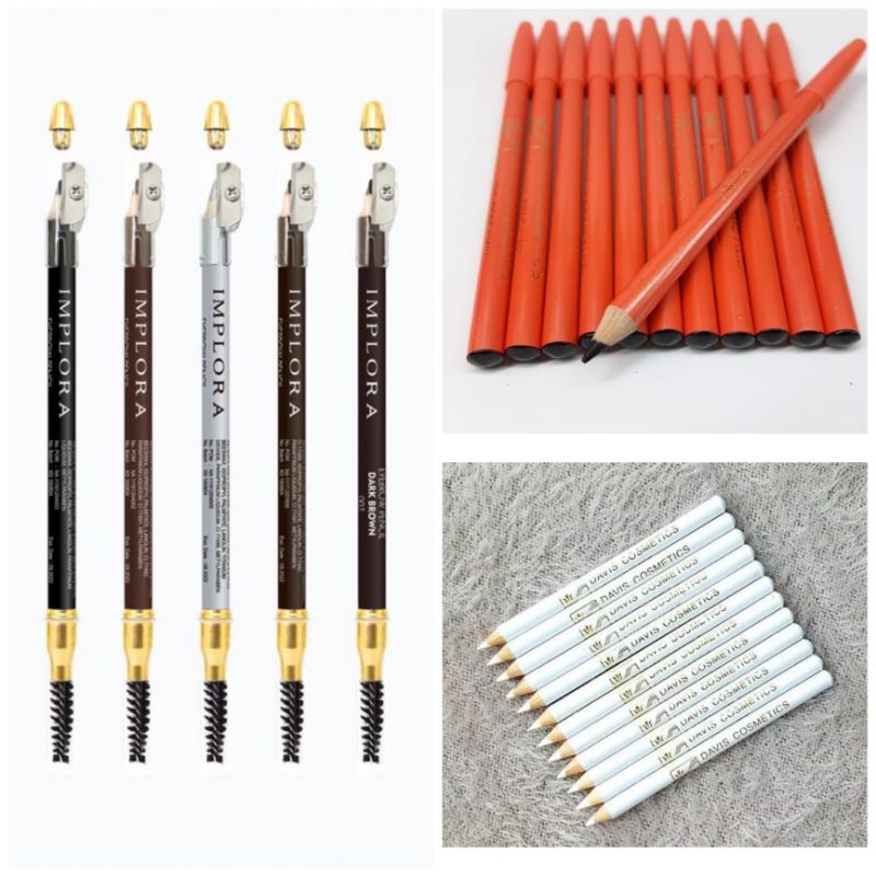 Pensil alis implora/ Davis hitam/ Davis putih