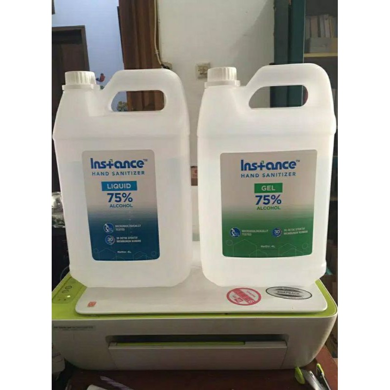 instance 4 l liquid & gel hand sanitizer