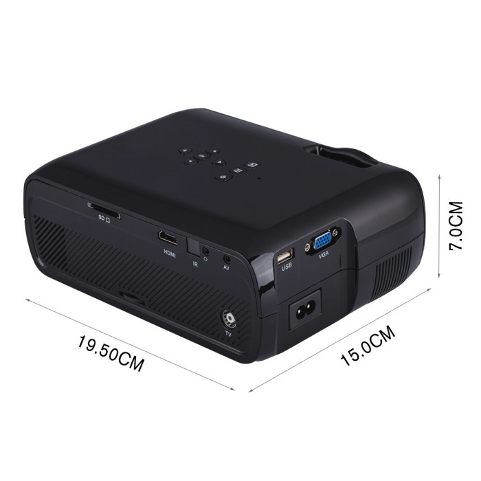 LCD PROJECTOR EVERYCOM X7 MINI 1800LUMENS ANDROID + TV