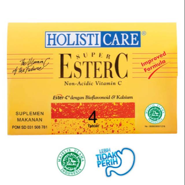 HOLISTICARE ESTER C VITAMIN C 4 TABLET