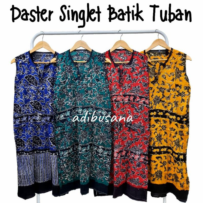 Daster Singlet Yukensi Kutung Kancing Dada