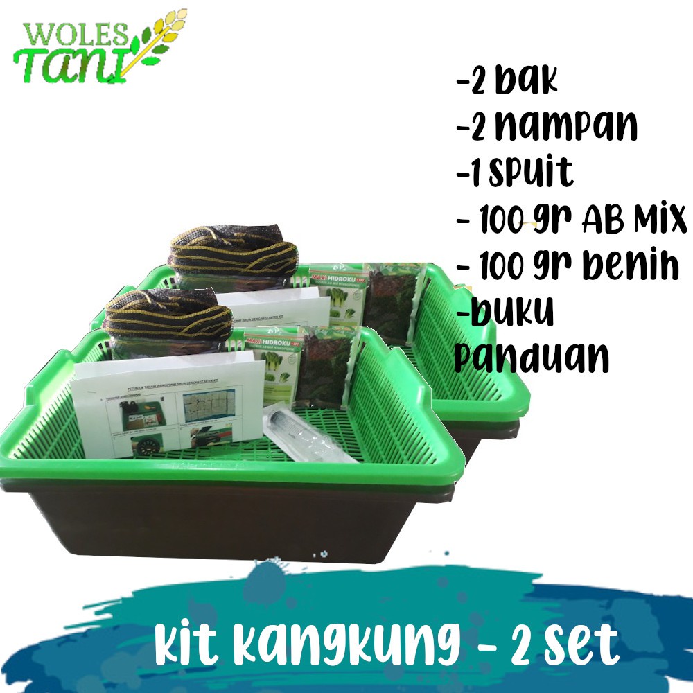 Starter Kit Kangkung 2 Set