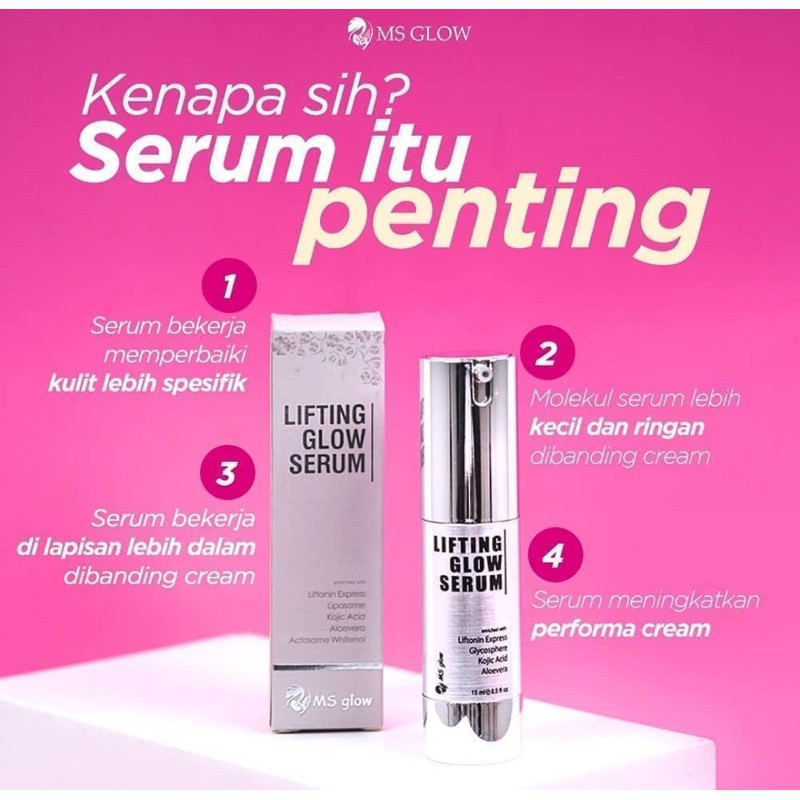ms glow lifting serum original