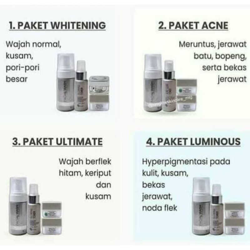 MS GLOW PAKET WHITENING