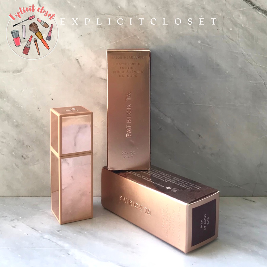 .explicitcloset.PATRICK TA Major Headlines Matte Suede Lipstick