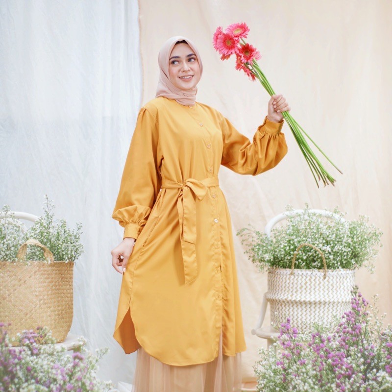 ZETTA TUNIC - MUSTARD
