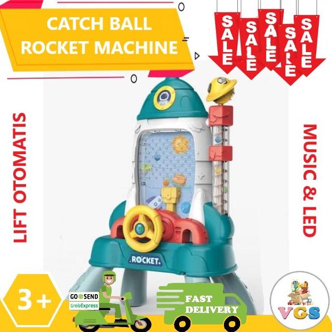 [COD] Mainan Edukasi Anak Catch Ball Rocket Machine BERGARANSI Kode 488