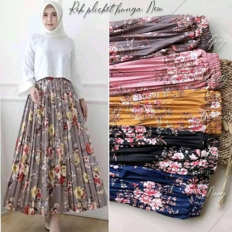 ROK PLISKET PREMIUM BUNGA GARDENIA