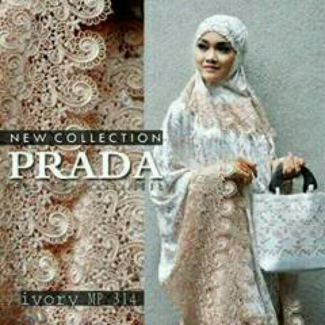 Mukena Sutra Prda Ivory