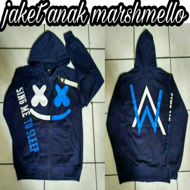 Jaket anak alanwalker vs marshmello