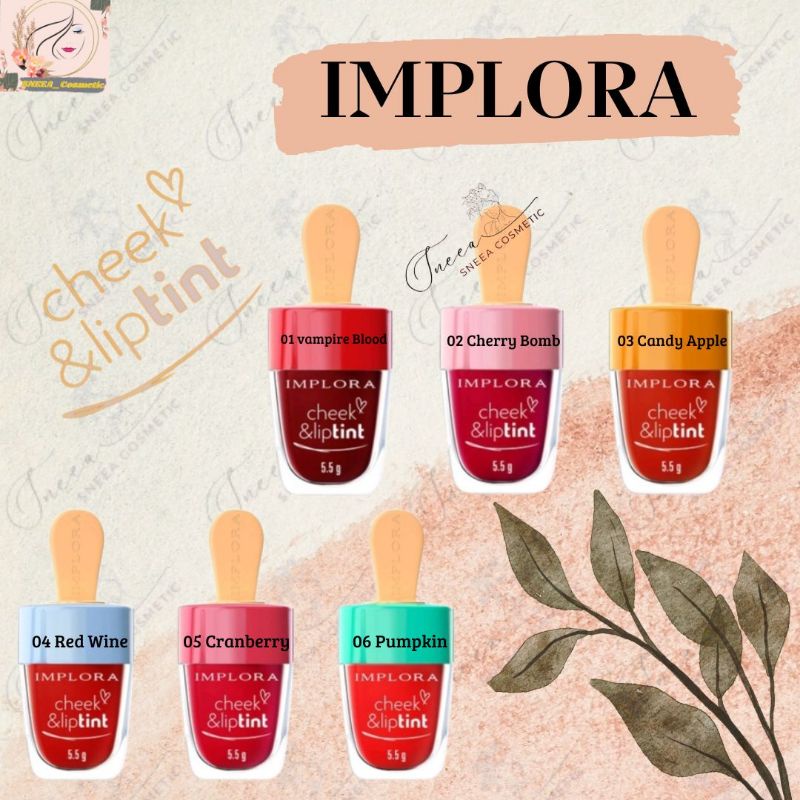 IMPLORA Cheek & Liptint Series 5,5 g| Implora LipTint