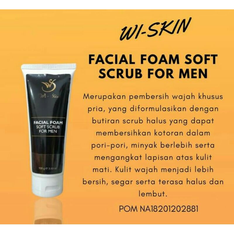FACIAL FOAM SOFT SCRUB FOR MEN
