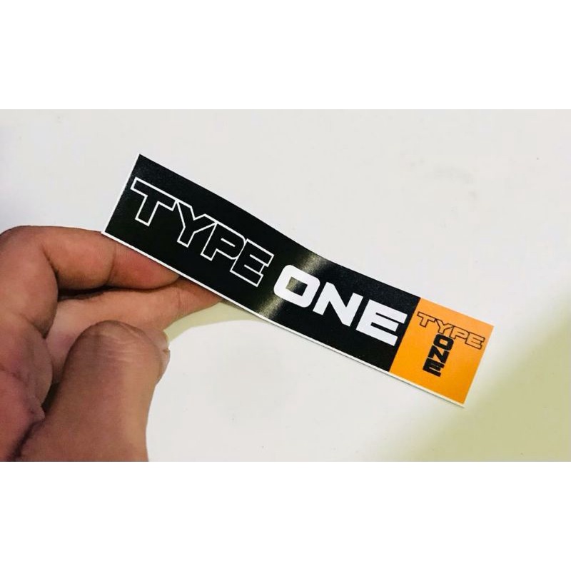 Sticker JDM Type One Panjang