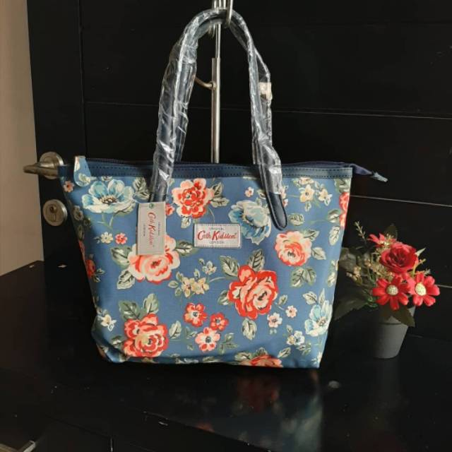 Tas cangklong bahu motif bunga
