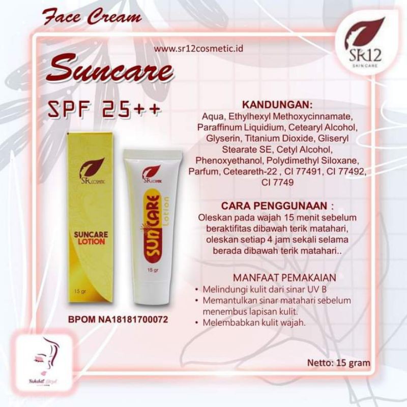 SUNCARE LOTION SR12
