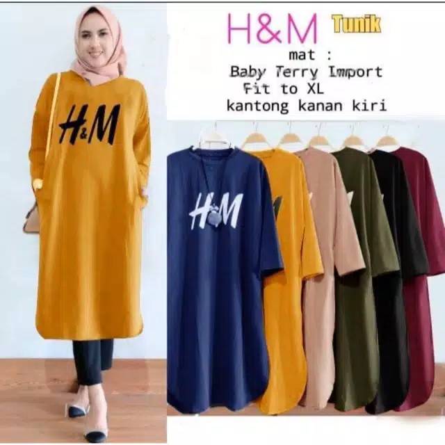 TUNIK MAMA BAHAN BABYTERRY(COD)