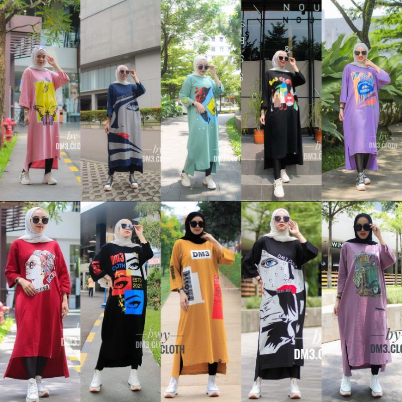 LONG TUNIK DM3 OVERSIZE ORIGINAL