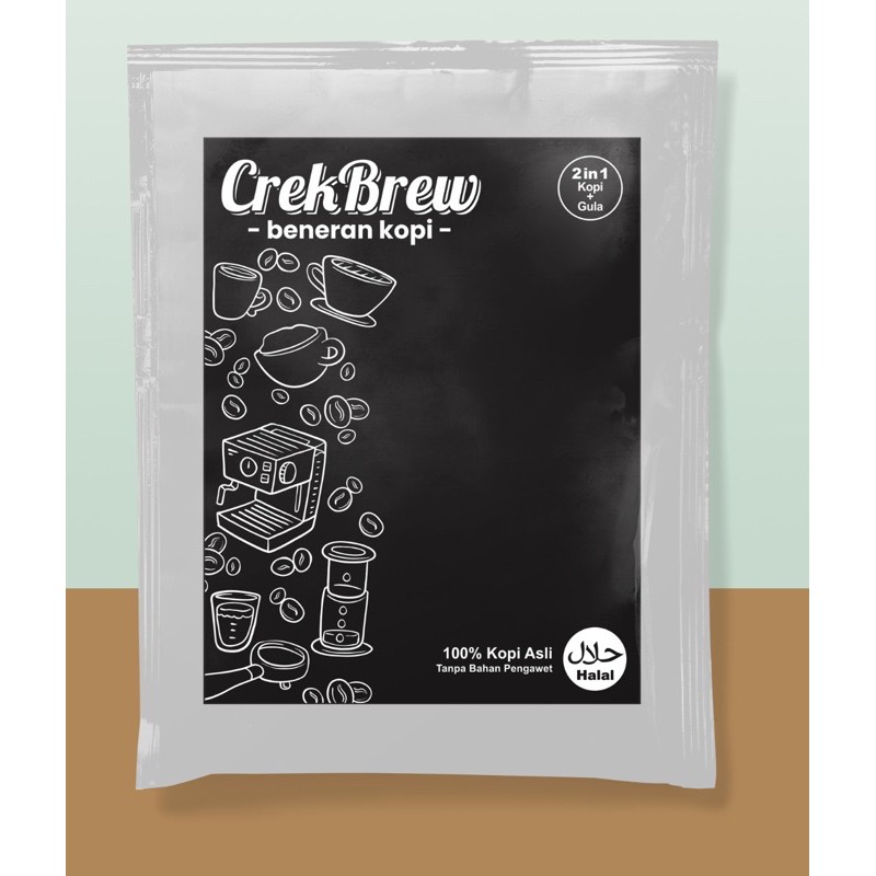 CrekBrew coffee sachet