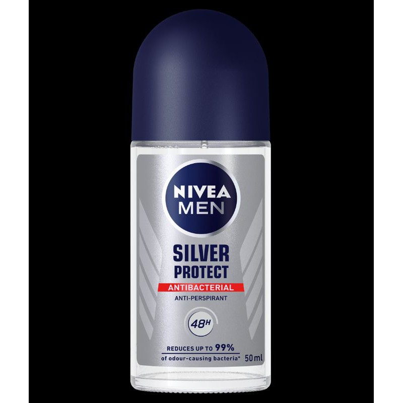 NIVEA MEN DEODORANT SILVER PROTECT ROLL ON 50ML