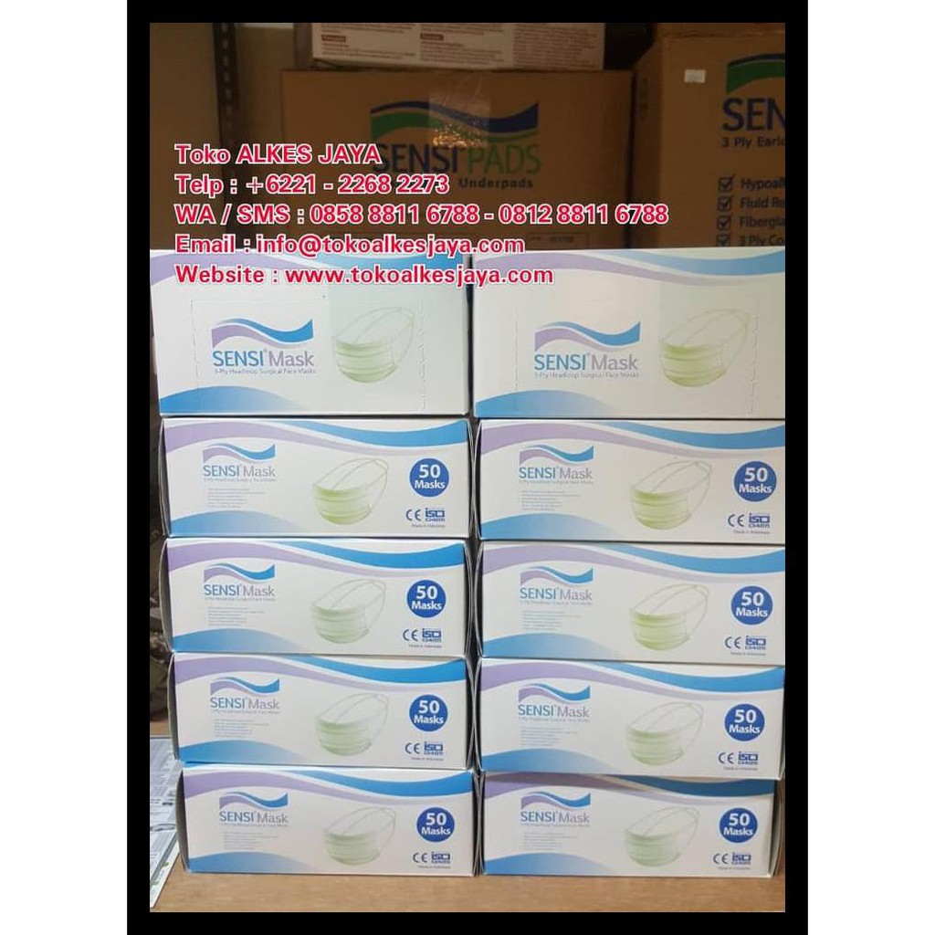 Masker Sensi Headloop / Jilbab / Hijab Kode 959