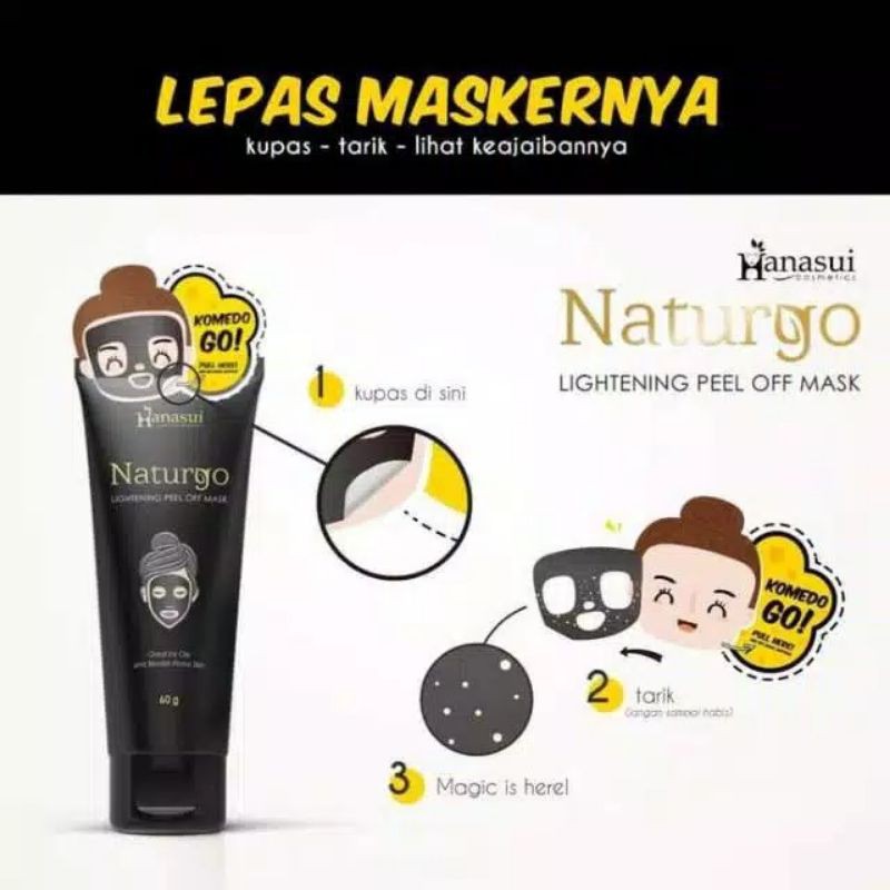 masker komedo hanasui