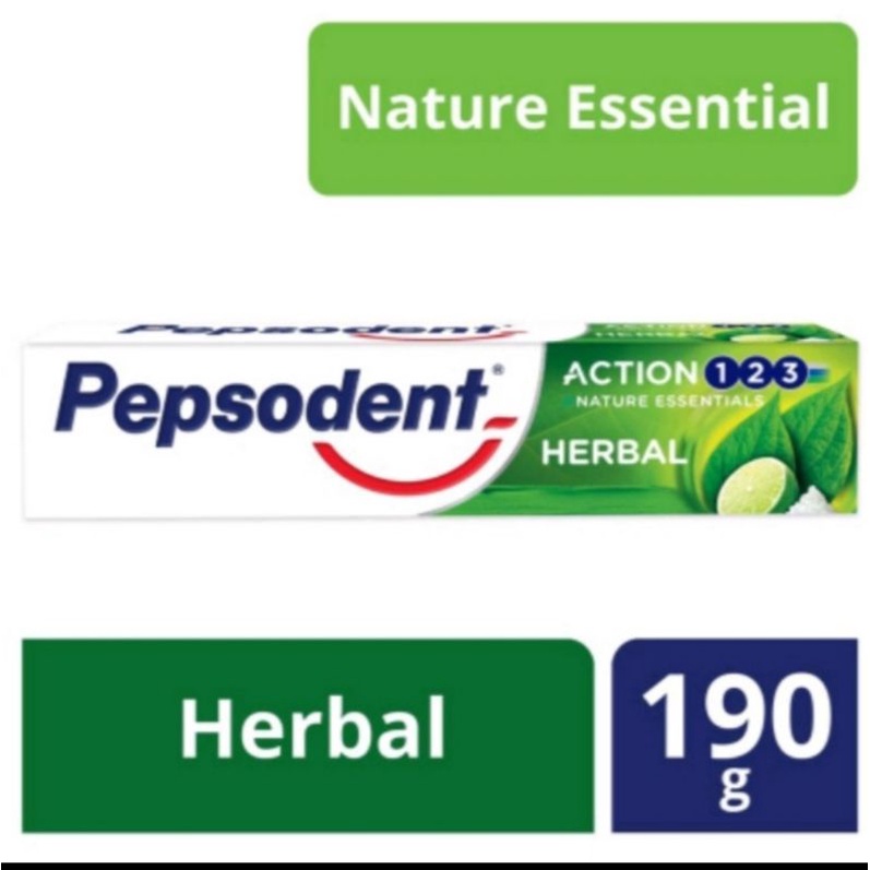 Pepsodent PG ACT123 Herbal 190gr