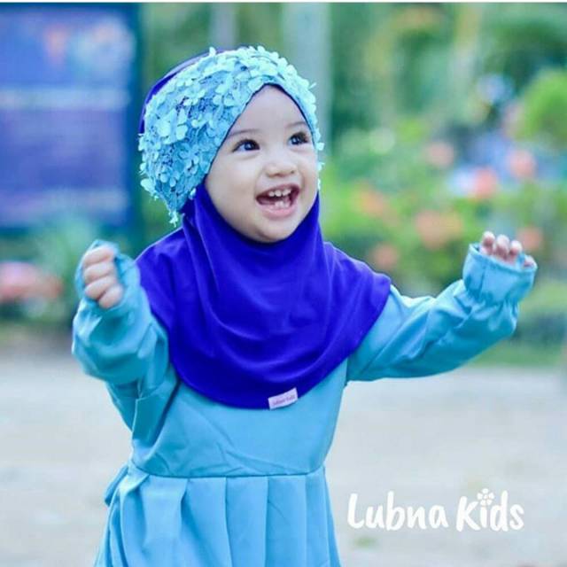 Jasmine Hijab Size M(2-3y)