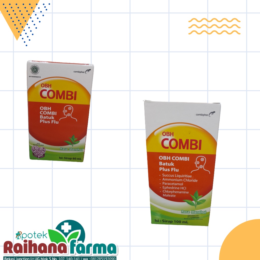 OBH combi batuk plus flu 60/100