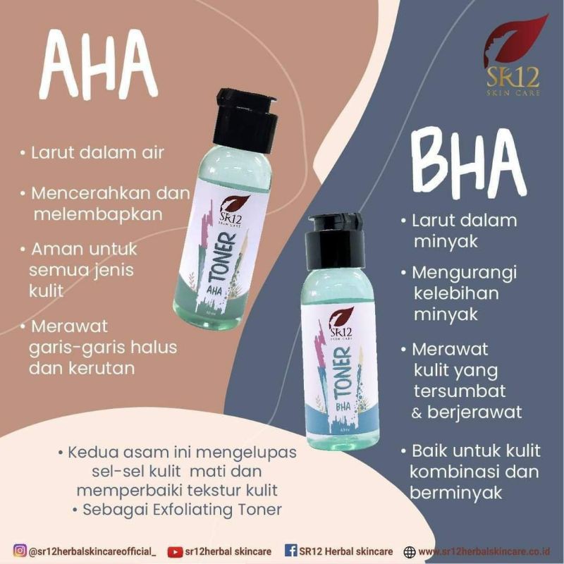 toner AHA dan BHA