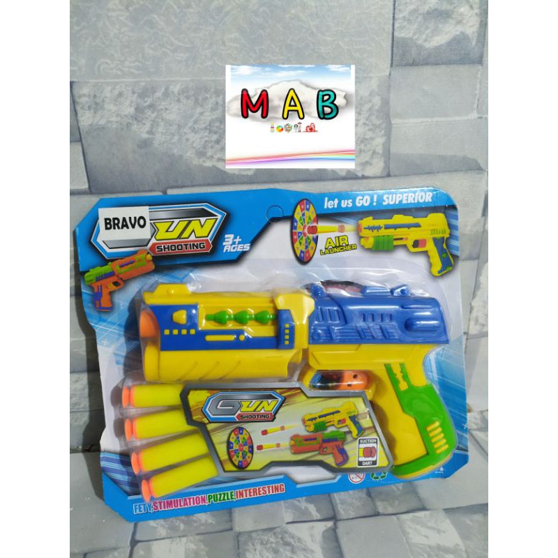 Tembakan dart gun nerf