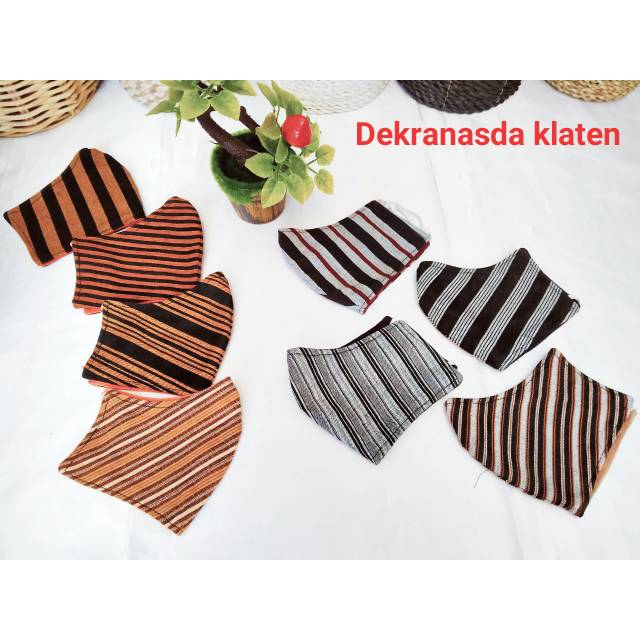 Masker Kain Lurik