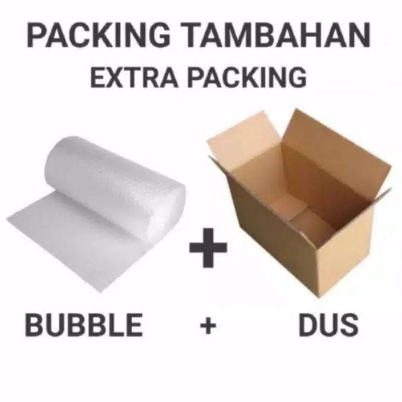 Extra Packing Bubble Warp Plus Kardus