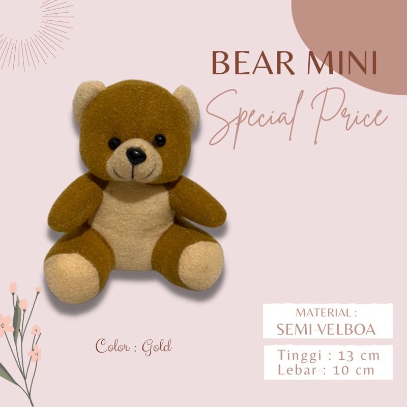 Boneka Beruang Mini. Bear Mini Imut