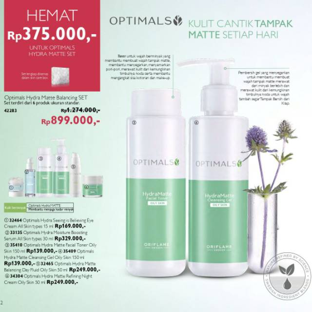 Skin care set Hydra matte