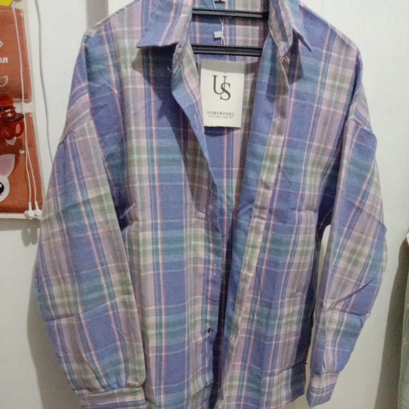 preloved kemeja flanel