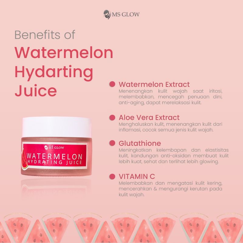 Moisturizer Watermelon Juice