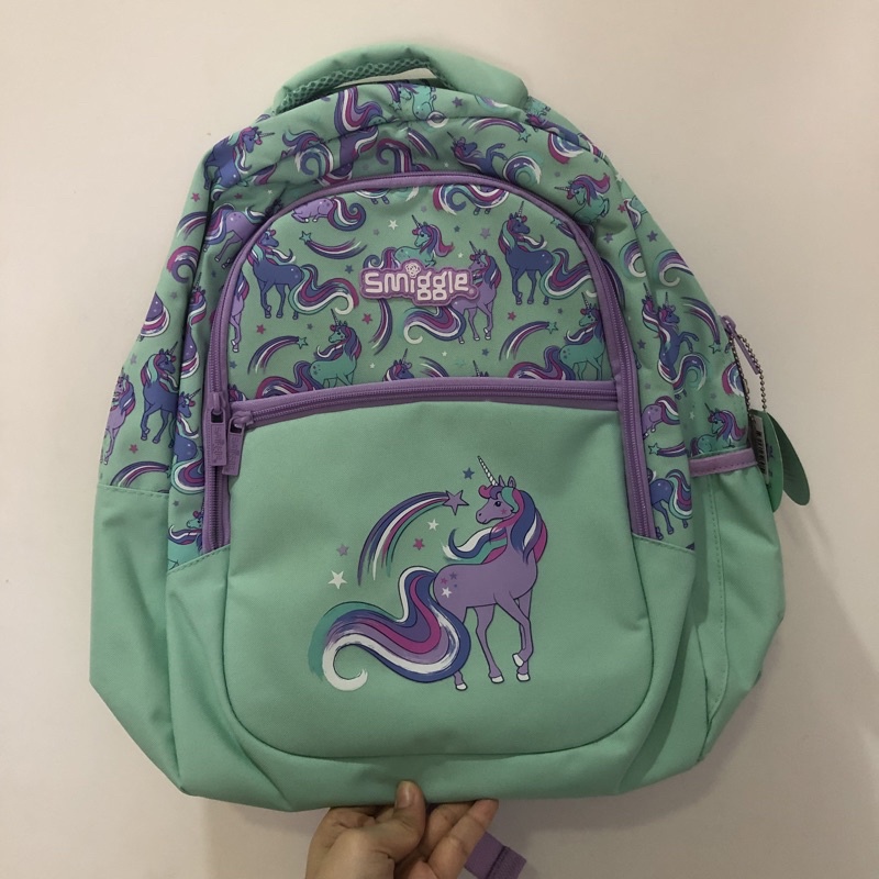 Smiggle Lite Dash Backpack Mint