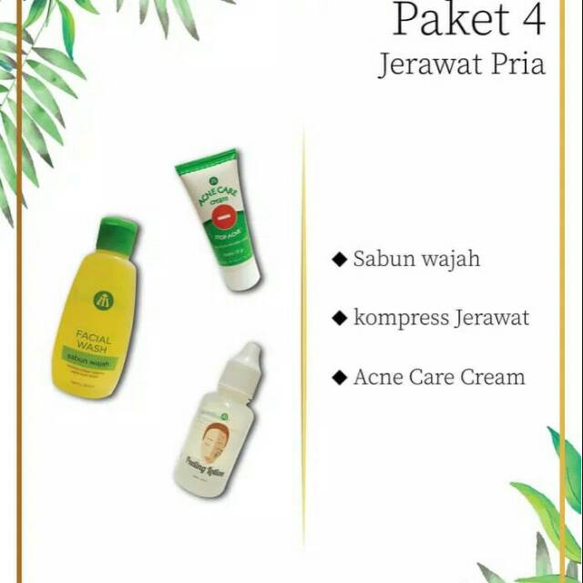LIZ-PAKET 4 (Jerawat pria)