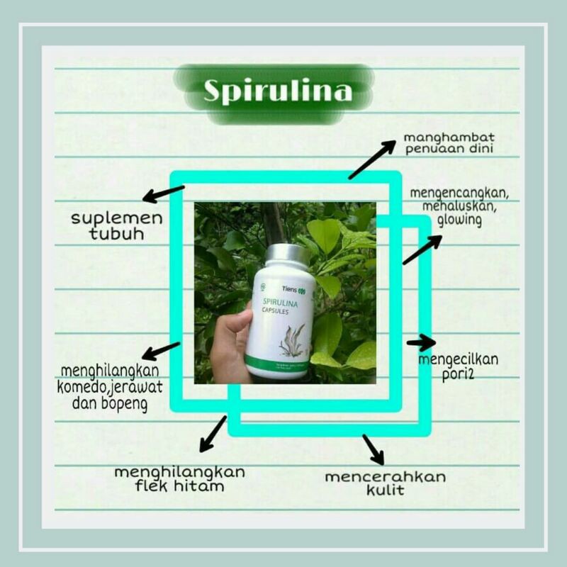 Masker Spirulina Tiens