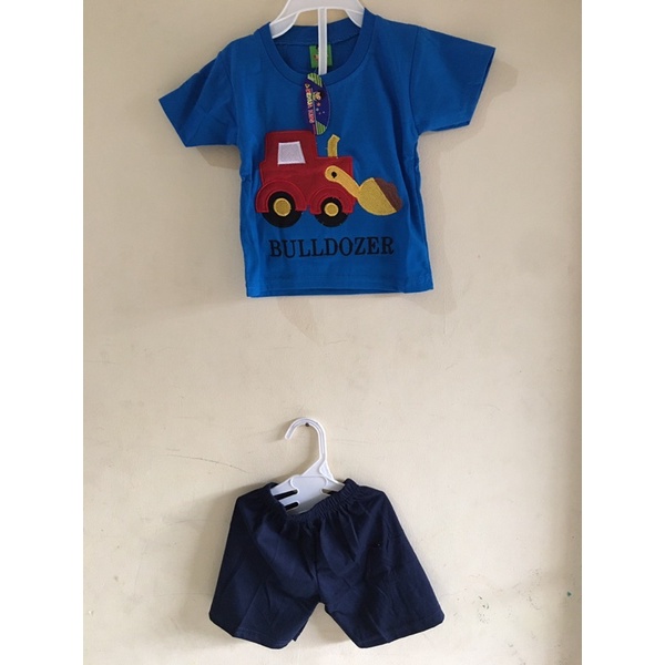 setelan anak buldozer