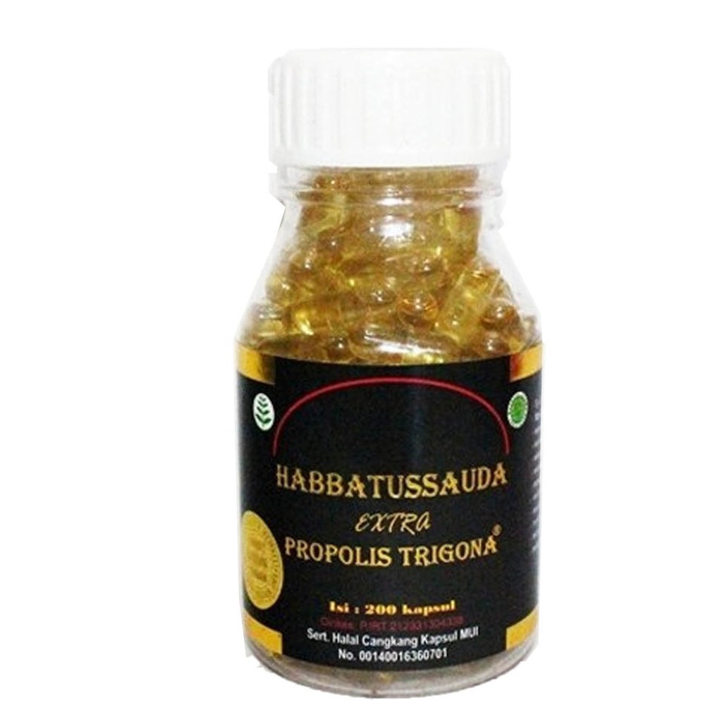 Habbatussauda Extra Propolis Trigona 200 Kapsul
