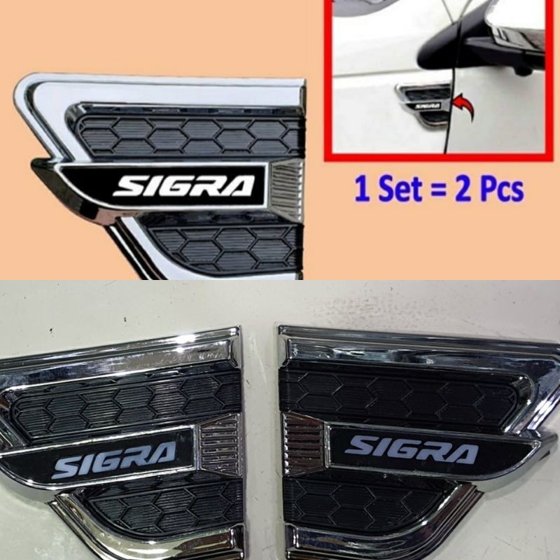 PROMO Emblem side vent  Sigra.