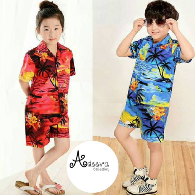 SETELAN HAWAI ANAK