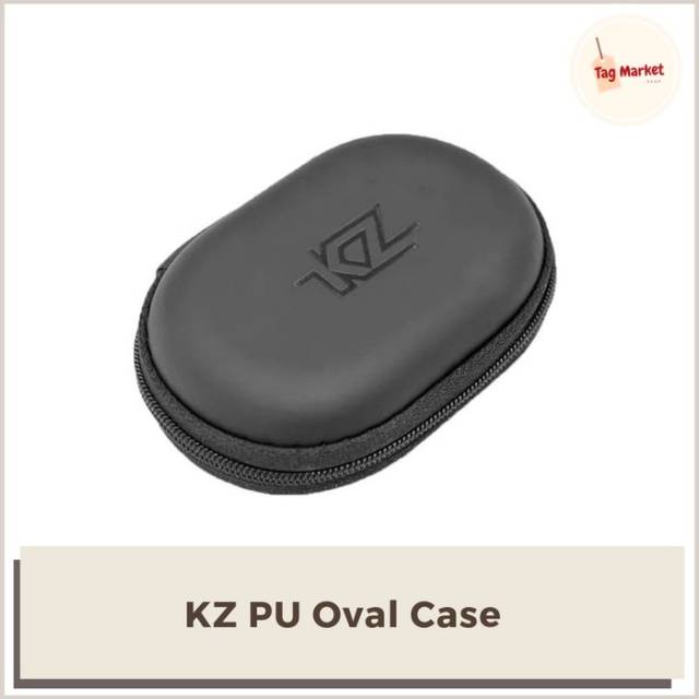 KZ PU Oval Storage Case Box Bag